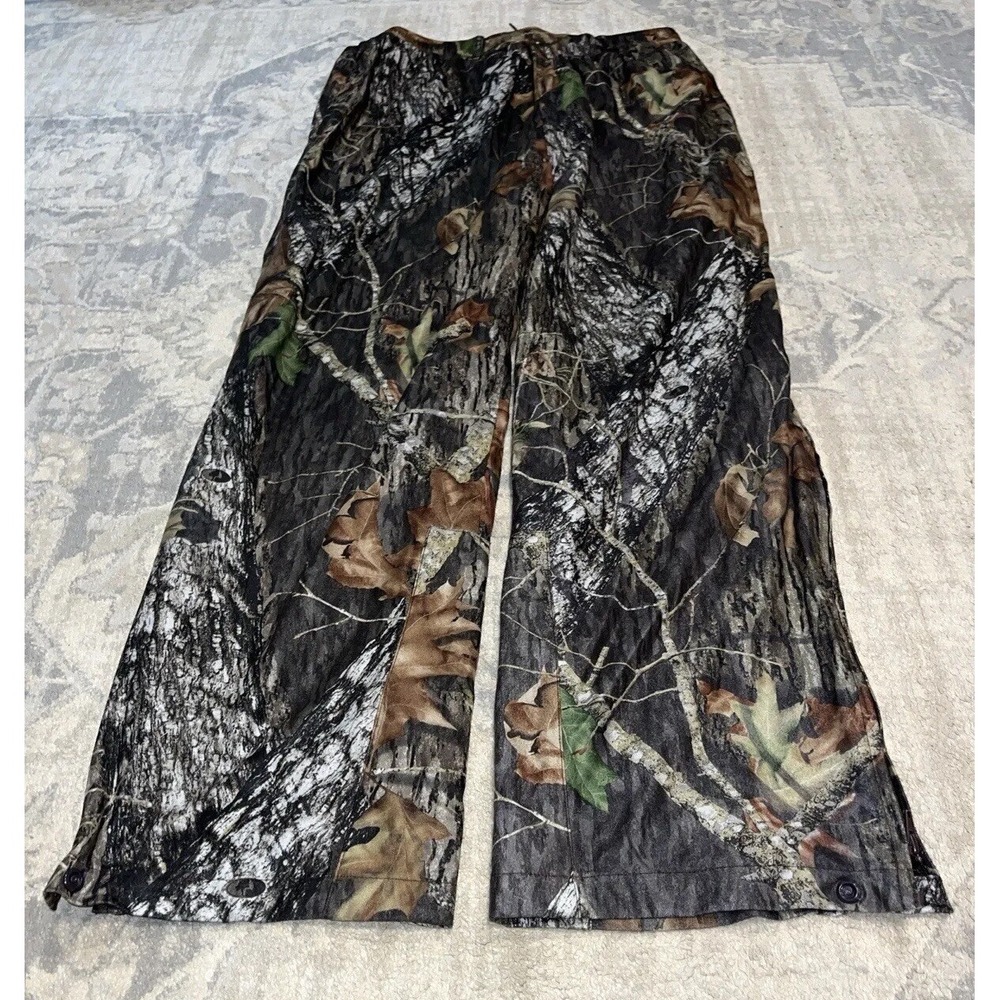 Game-Hide Hush-Hide Mens‎ Pull On Mesh lined Break Up Camo Pants 2XL XXL